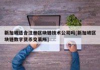 新加坡适合注册区块链技术公司吗[新加坡区块链数字货币交易所]